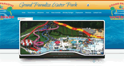Desktop Screenshot of grandparadisewaterpark.com